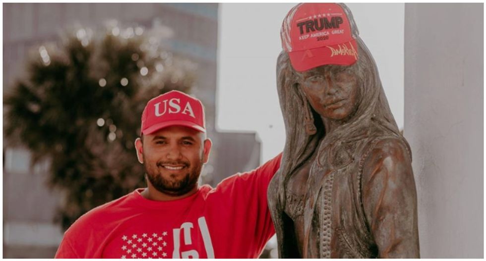 ‘Idiot’ Trump supporter ignites a furious backlash after attempting to appeal to Hispanic Texans