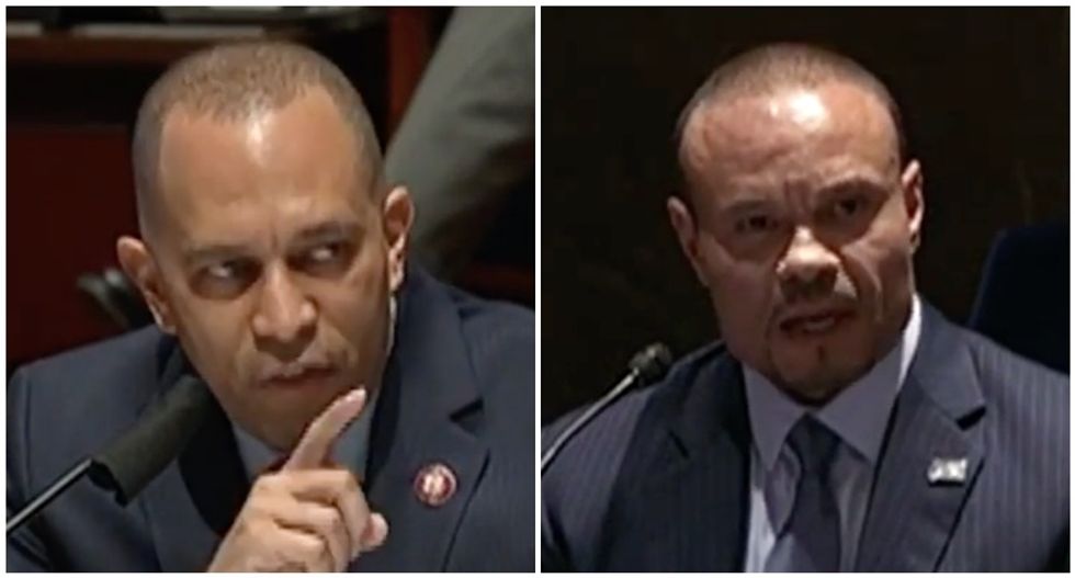 Fox News contributor fumes at congressman for grilling him over treatment of white mass shooters