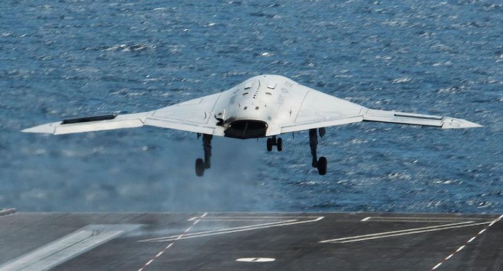 US Navy conducts first drone in-flight refueling
