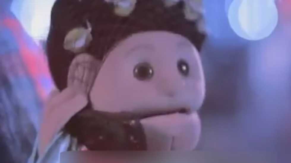 Egyptian 'muppet' responds to government claim she secreted messages to terrorists in ad