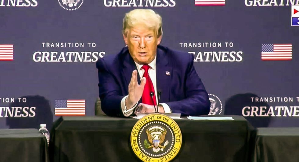 Trump calls it a 'beautiful scene' when National Guard cut protesters 'like a knife cutting butter'