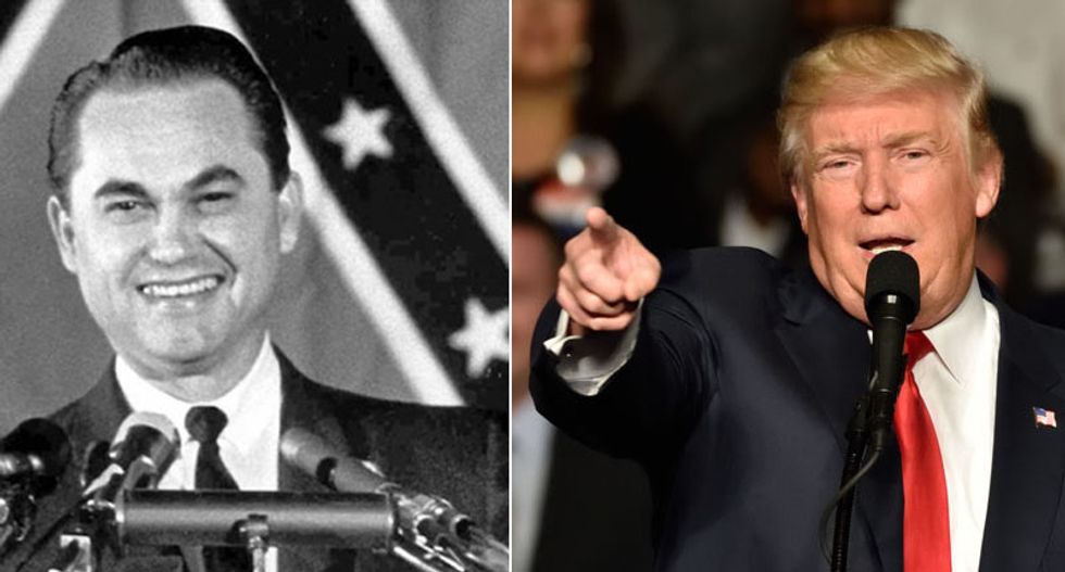 Republican ex-Senator Danforth compares Trump to notorious racist George Wallace in blistering attack