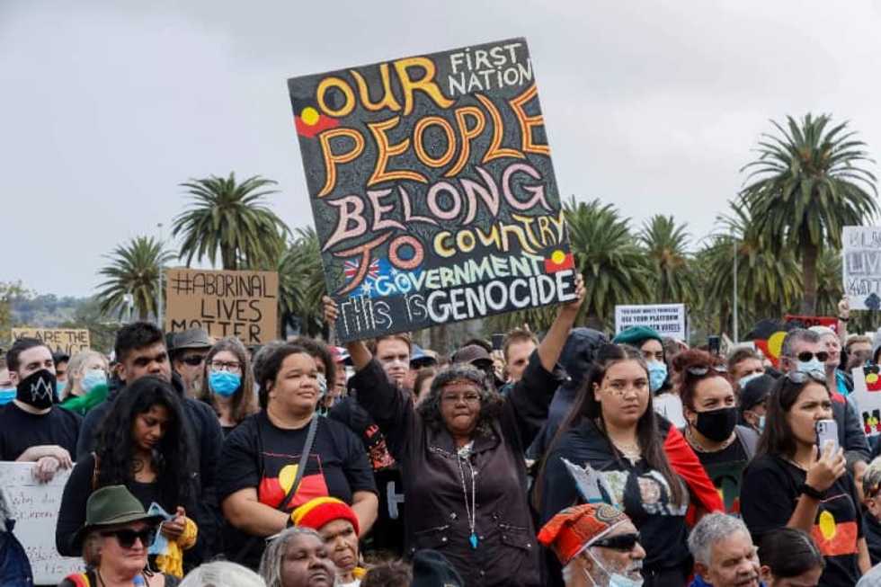 Thousands march for racial justice in Australia