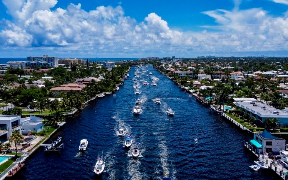 'Trumptillas,' or pro-Trump flotillas, celebrate president's birthday in Florida