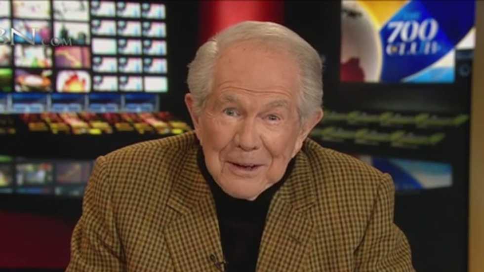 Pat Robertson: Global warming is a scam because there are no SUVs on Jupiter