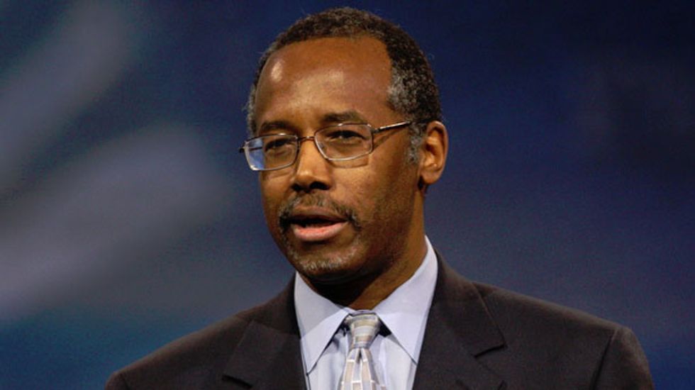 Conservative favorite Ben Carson compares legal abortion to human sacrifice