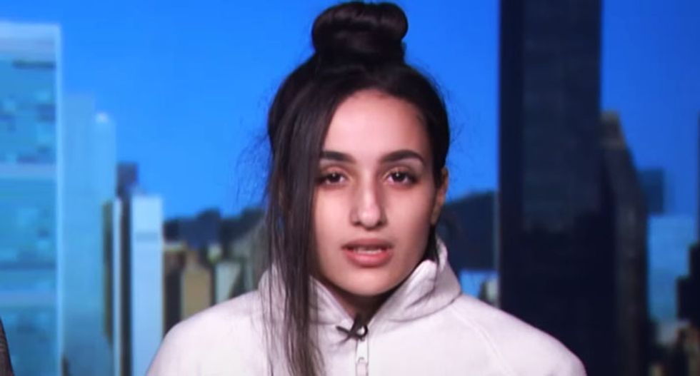 'He wanted to hurt me': New York protester hospitalized after officer shoved her to the ground