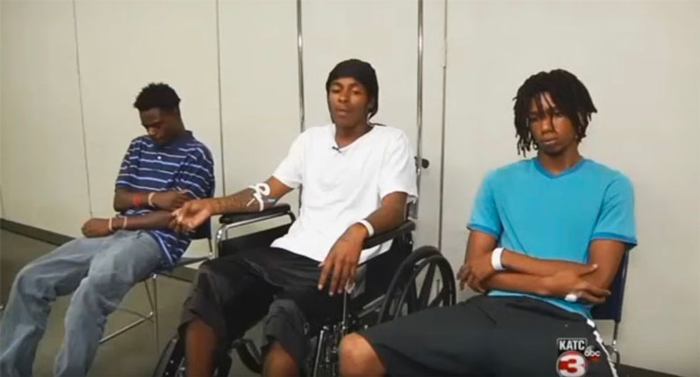 Black Louisiana teens struck by truck driver  -- and they're the ones the cops just charged