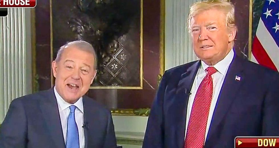 Fox Business host gushes about Trump's 'grace and vitality' during exclusive White House broadcast