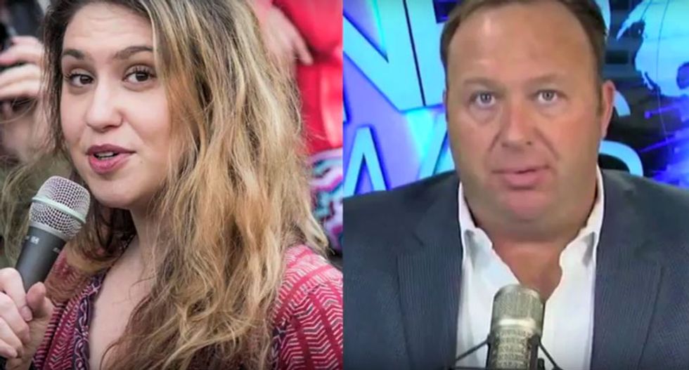 WATCH: Alex Jones tells Raw Story he doesn't like Trump 'torture stuff' -- and 'Hillary's a big fat Goblin'