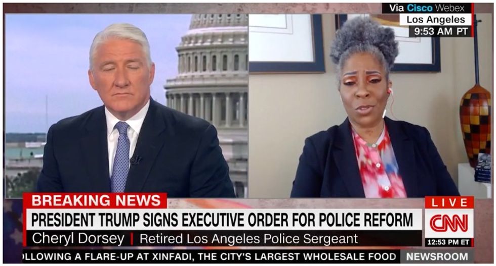 Retired police sergeant trashes Trump's 'psychobabble' Rose Garden speech: 'It changes nothing'