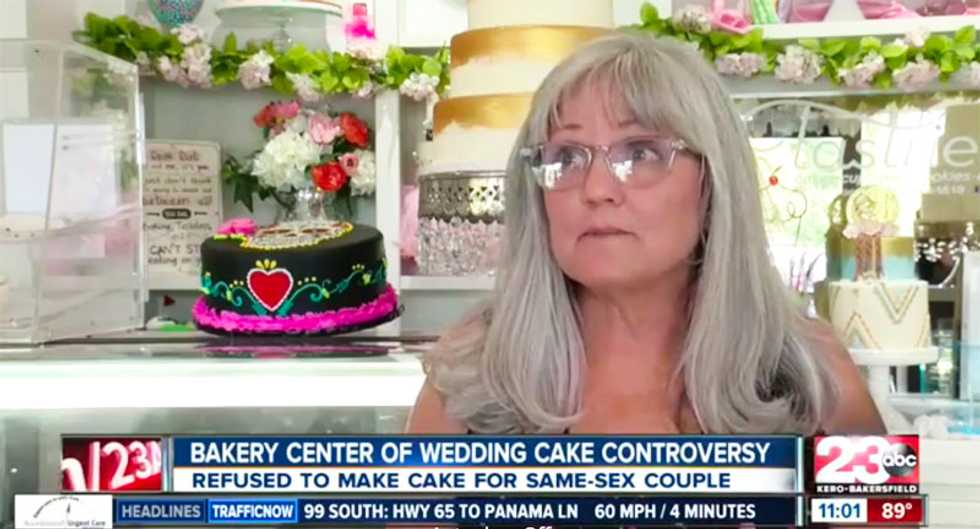 'Our business is God's business': California bakery under fire for refusing to make cake for gay wedding