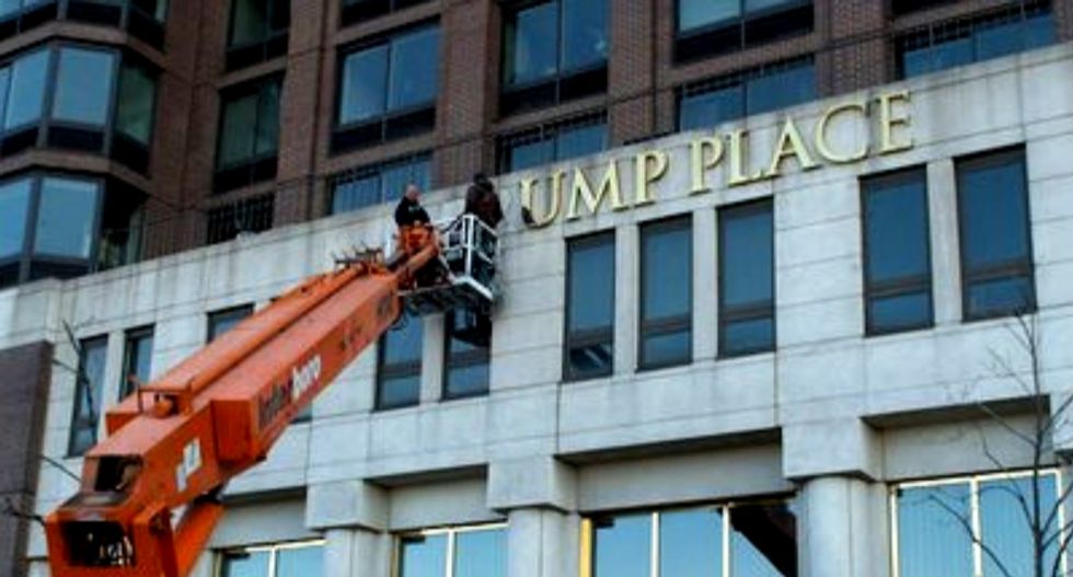 New York condo building becomes the 7th to remove Trump's name since 2016