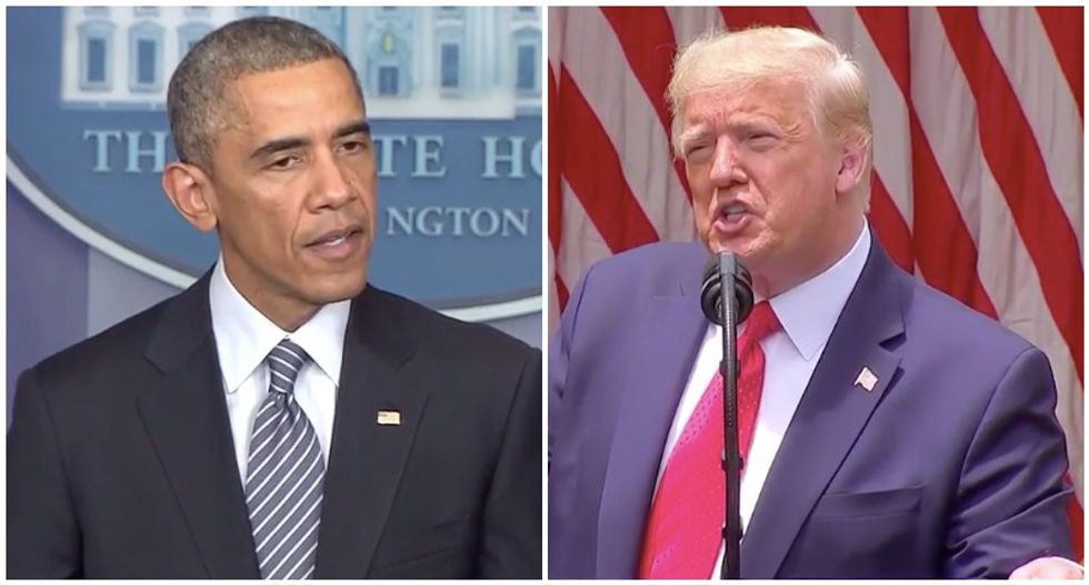 'Just making things up': MSNBC's Morning Joe fact checks Trump's 'obvious' lies about Obama