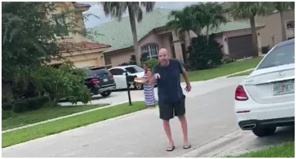 WATCH: Man threatens to have Black teens arrested in front of their own house because they 'don't belong' in the neighborhood