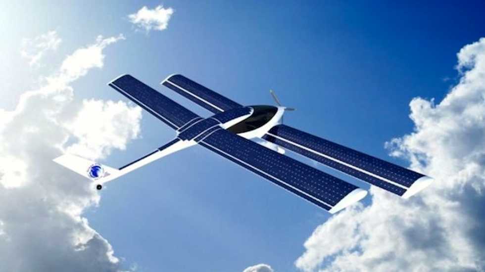French daredevil plans to fly across Atlantic in plane powered by seaweed and sunshine
