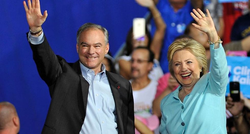 Tim Kaine wows crowds on day one as Hillary Clinton's running mate