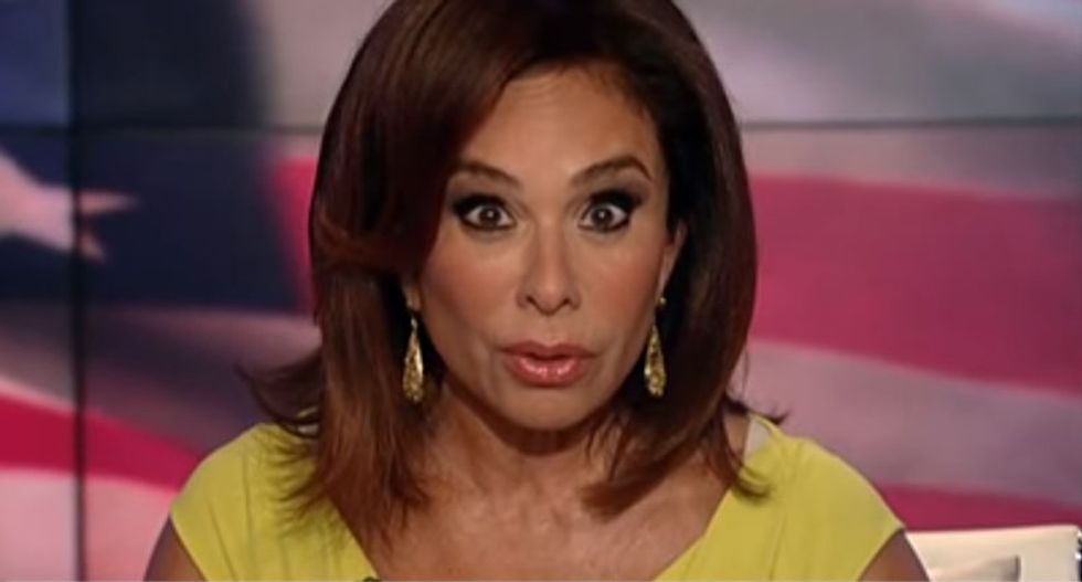 WATCH: Fox News host Jeanine Pirro caught on air flipping out at colleague