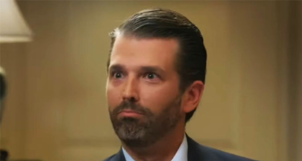 Don Trump Jr. ridiculed for 'sad and weird' suck-up interview with his dad