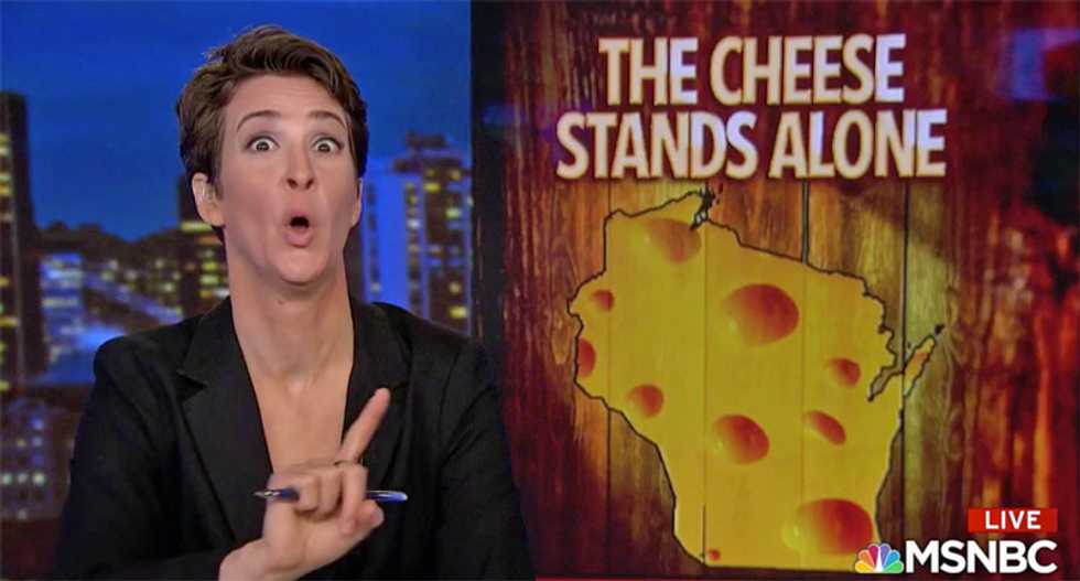 WATCH: Maddow mocks ‘latest kick in the teeth’ for GOP Gov. Scott Walker’s reelection campaign