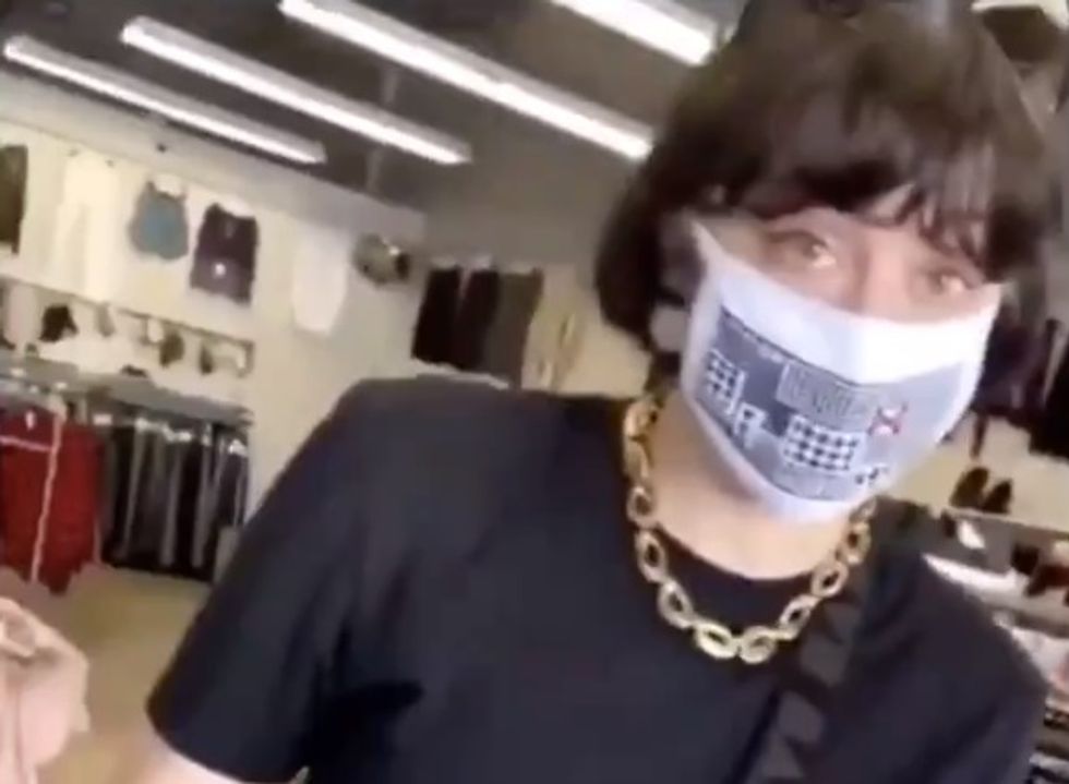 Orange County woman goes on profane rant against 'liberal' store manager who asked her to wear a mask
