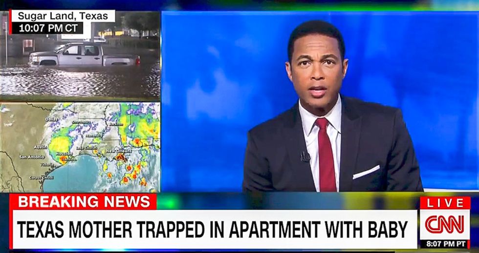 Texas woman charging $300 second-floor entrance fee for flood victims trying to escape Harvey: CNN guest