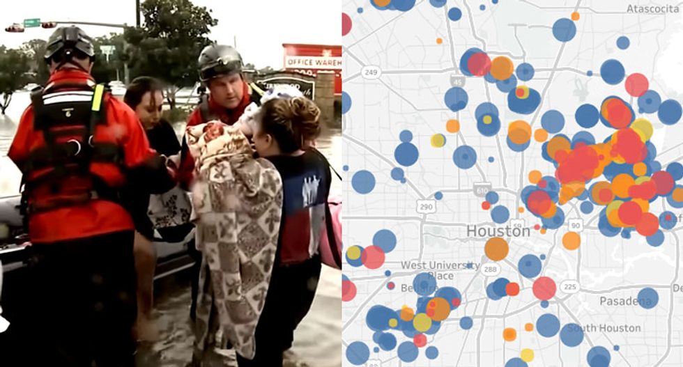 'Alt-gov’ Twitter accounts pitch in to help Coast Guard and responders rescue hurricane victims