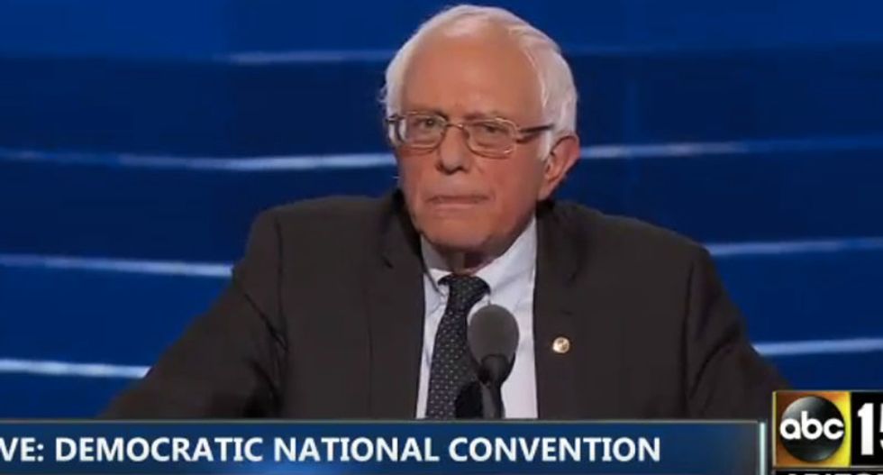 WATCH: Complete video of Bernie Sanders addressing the Democratic National Convention