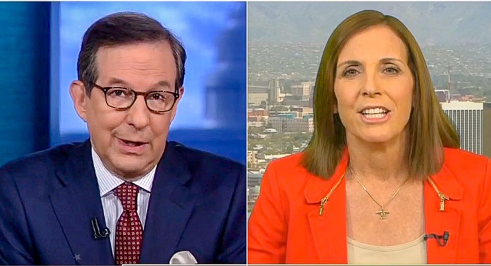 Chris Wallace corners GOP's Martha McSally for move to strip pre-existing conditions -- so she calls him a liar