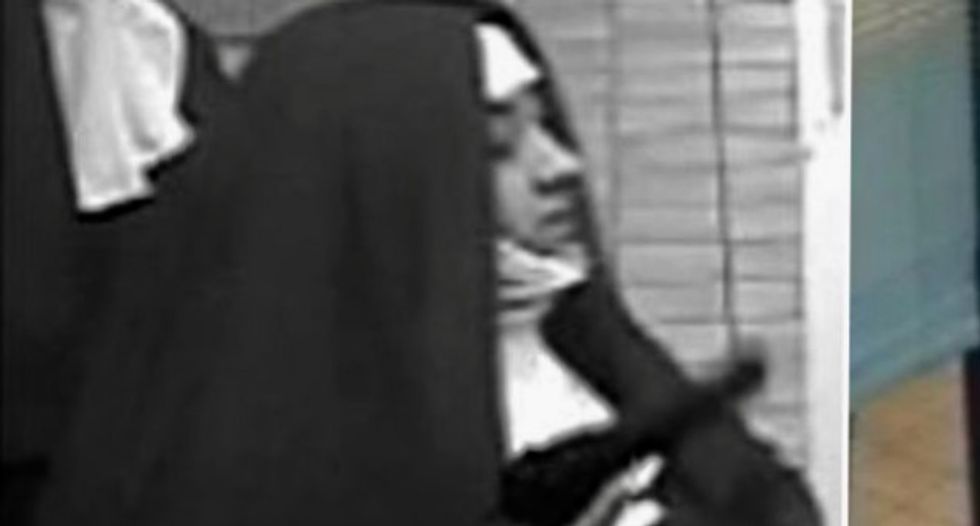 'Nuns' on the run after failed US bank heist