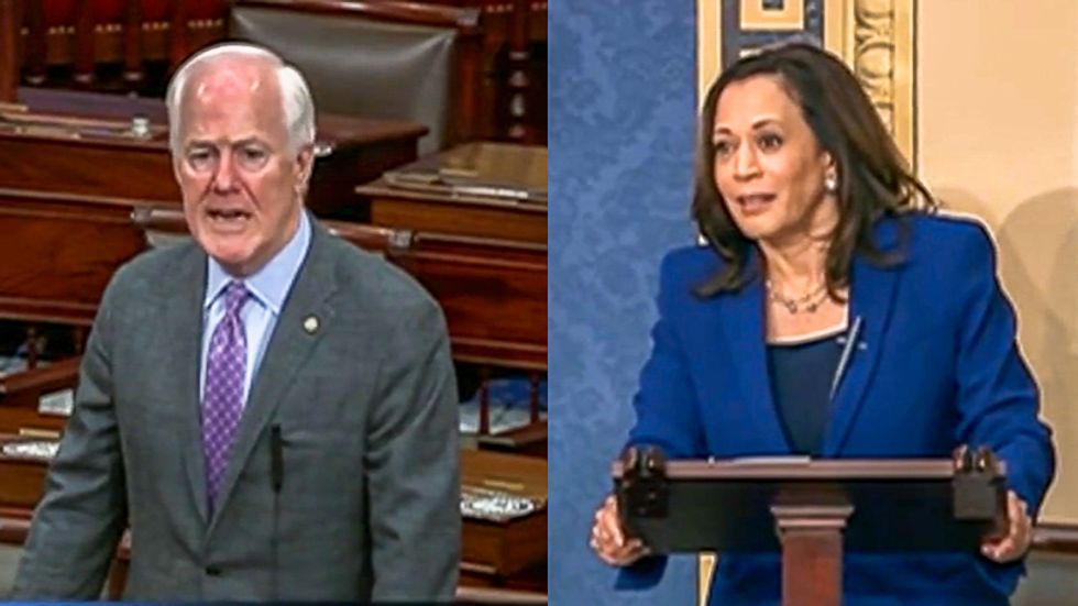 Kamala Harris silences GOP senator on live TV for orchestrating 'distraction' on police reform