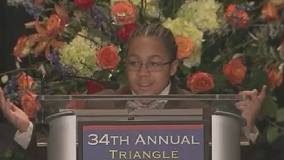 Ten-year-old wows MLK event with 'Jesus Wept' speech: I'm 'scared to wear my hoodie!'