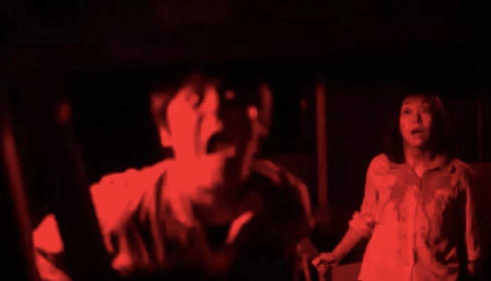 Don't open the door!: Japan haunted house goes drive-in
