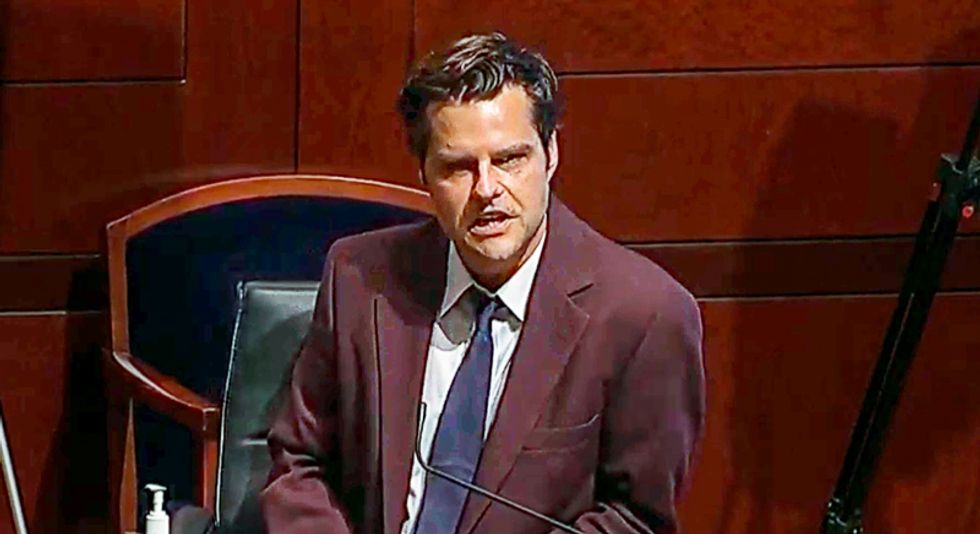 Matt Gaetz complains his history is 'being erased' by 'people who are ashamed' of the Confederacy