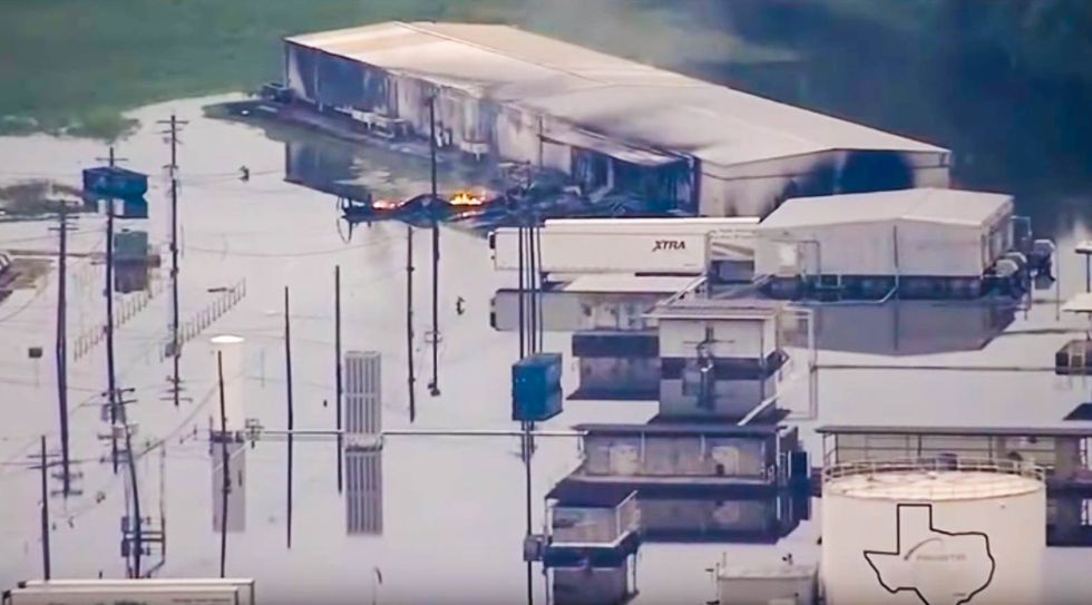 REVEALED: Burning Houston chemical plant successfully lobbied Trump to strike down safety rules