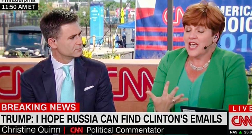'This is almost treasonous': CNN panel rips Trump for calling on Russians to hack State Dept emails
