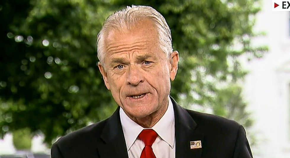 'I have one too': Trump fans claim White House adviser wore 'QAnon' flag pin on Fox News