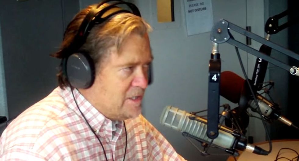 Radio interviews reveal how Bannon subtly manipulates Trump: 'You got to remember, we’re Breitbart'