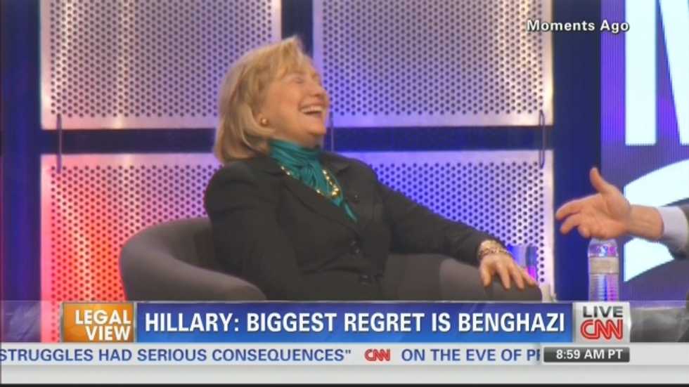 CNN sorry after clumsy edit shows Hillary Clinton 'laughing about' Benghazi deaths