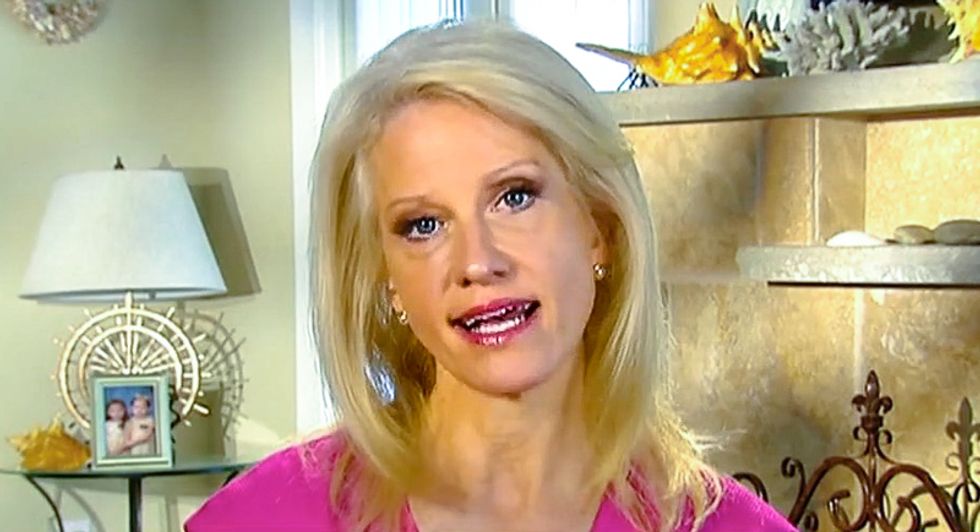 'YOU ARE OBSESSED': Internet rips Kellyanne Conway for complaining about Clinton's response to Weinstein