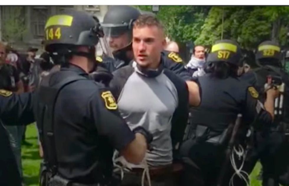 US white nationalist leader, three others charged with conspiracy