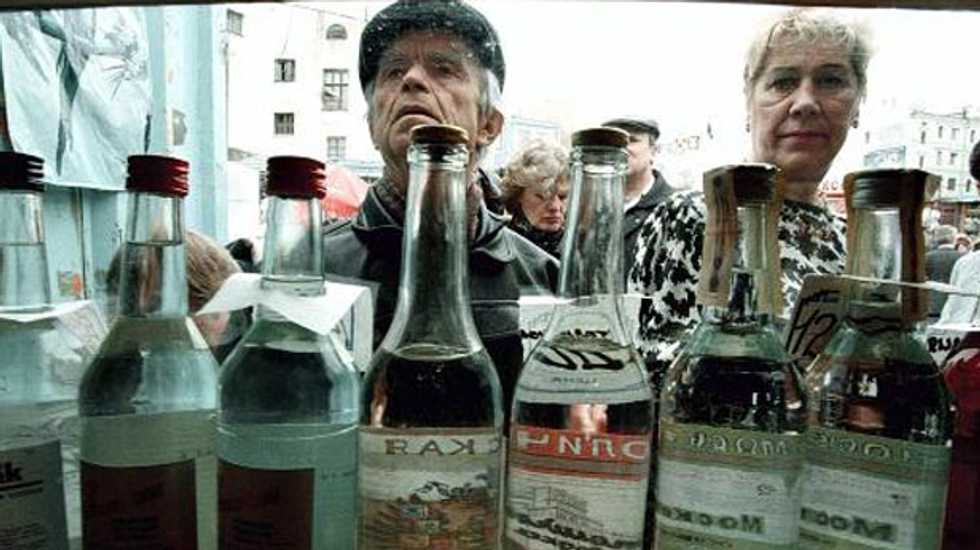 Hold the vodka: Russians cut drinking 40 percent under Putin