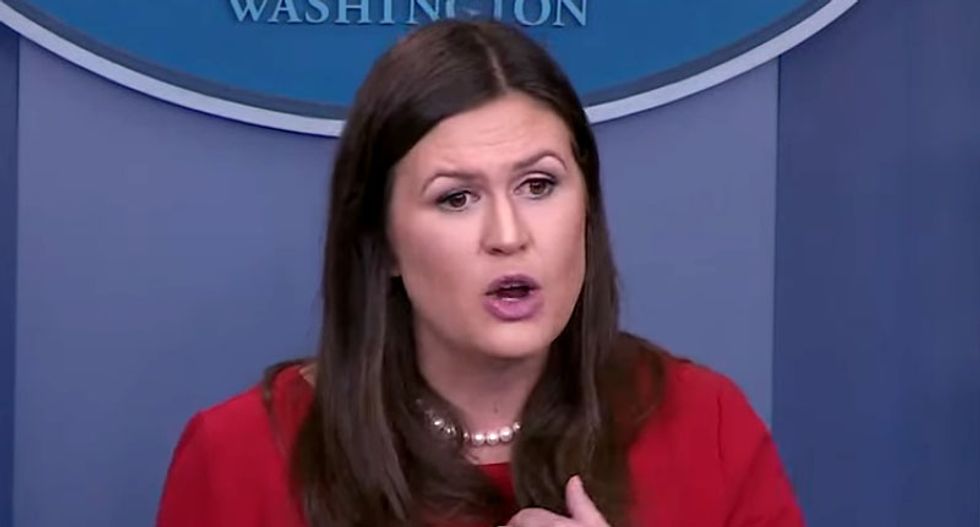 WATCH LIVE: Trump's top spokesperson Sarah Sanders holds White House press briefing
