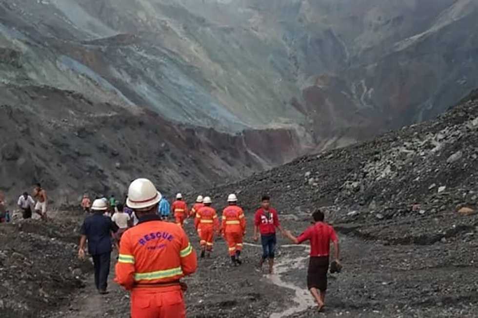 More than 100 dead in Myanmar jade mine landslide