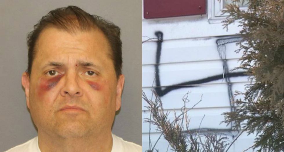 Trump supporter admits spray-painting swastikas on his own house in hate crime hoax