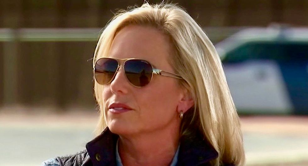 ‘Doing what I can for the next few days’: Kirstjen Nielsen trying to live her best life – now not a care in the world