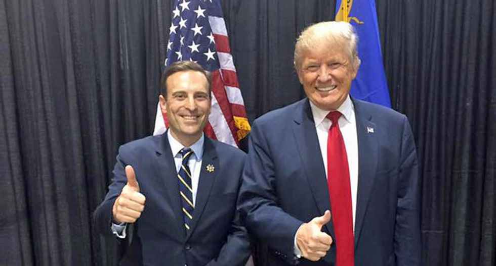WATCH: GOP gubernatorial nominee dodges reporters asking why he’s been ‘on the down low’ since scandal over beating a cop
