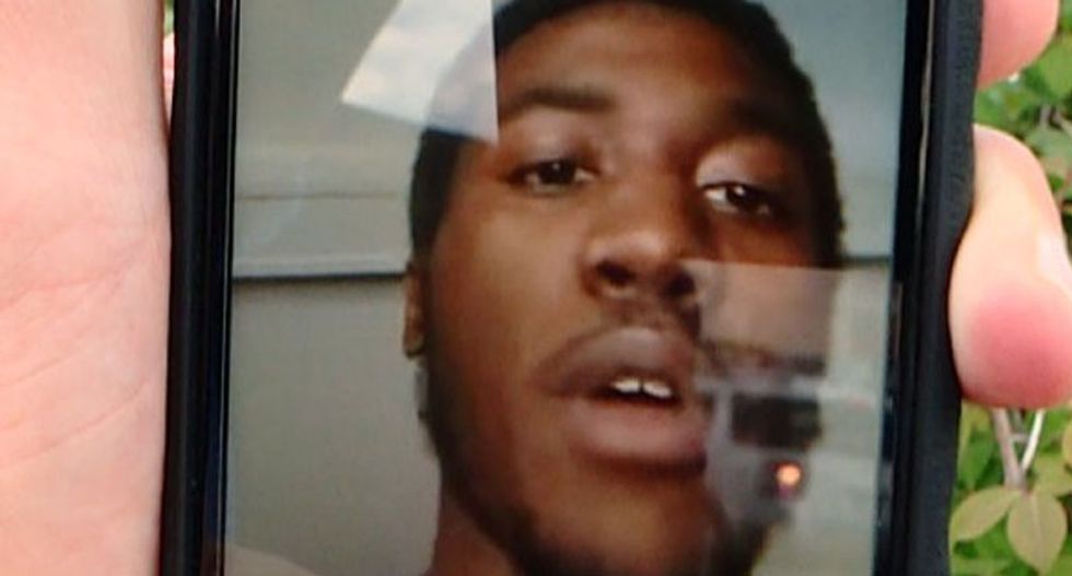 Black man stabbed in a supermarket for betraying his race by 'messing with a white girl'