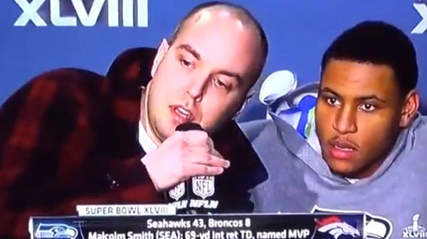 9/11 truther arrested after interrupting Super Bowl news conference
