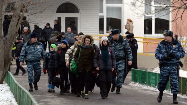 Authorities detain teen gunman who killed two during standoff at Moscow school